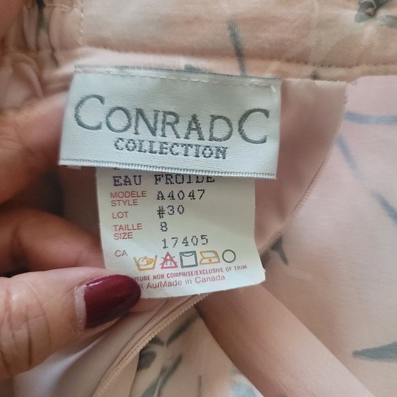 Vintage Floral Rayon Maxi Skirt Size 8 - Picture 7 of 9